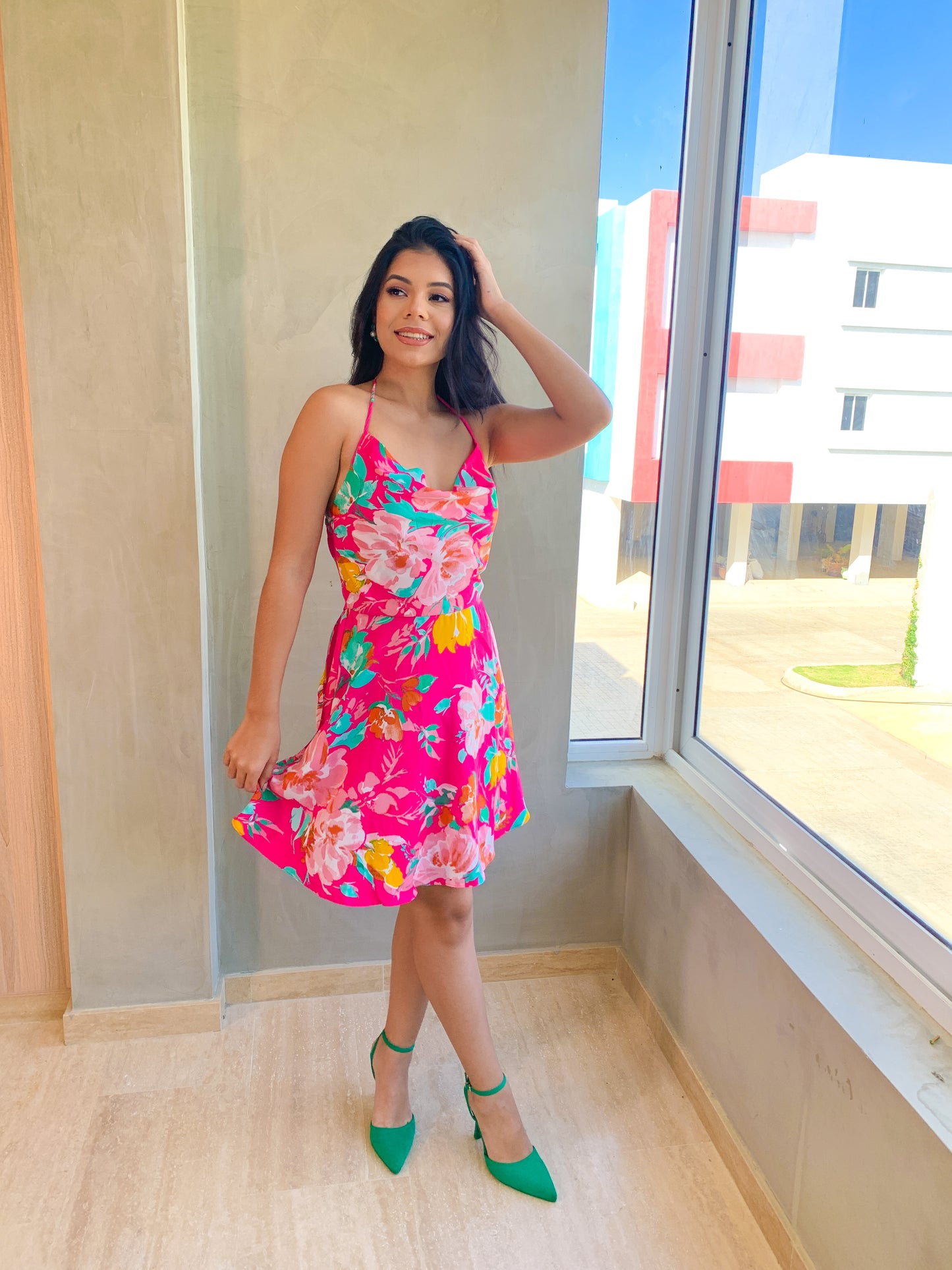 Floral Sunset Dress