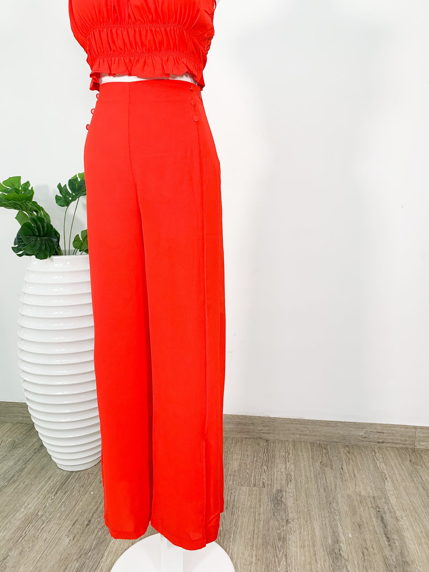Set Rojo Top y Pantalon