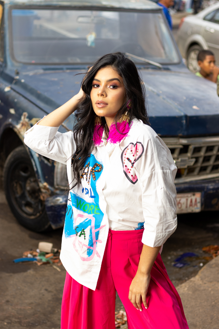 Blusa Funky Blanca