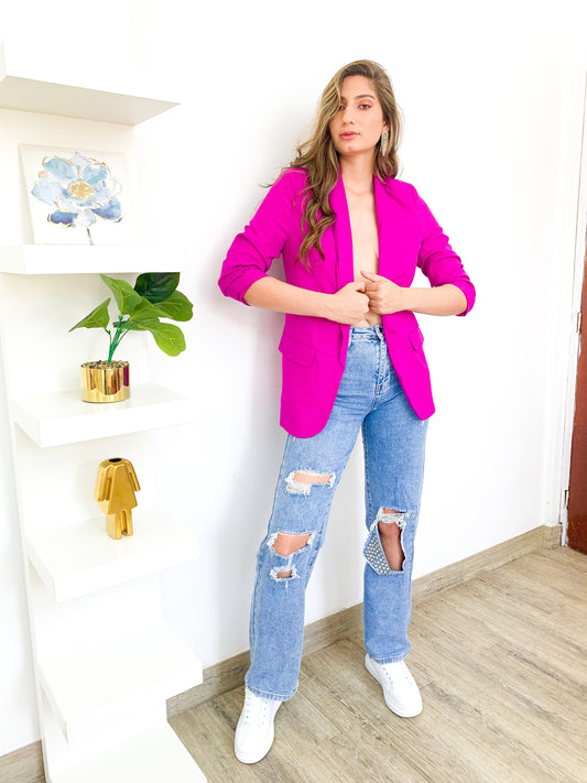 Magenta Blazer