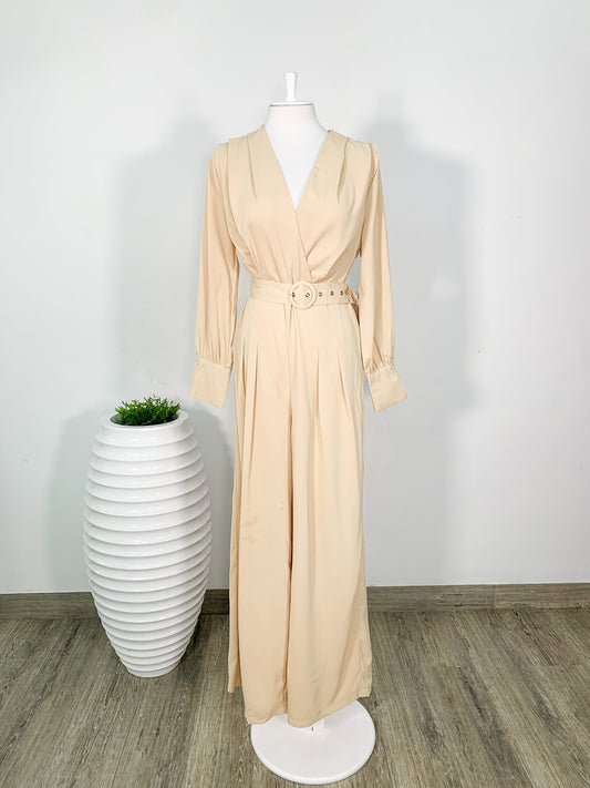 Jumpsuit Beige Completo