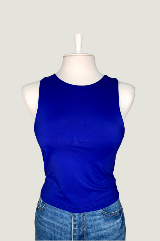 Top Azul Colbat Básico